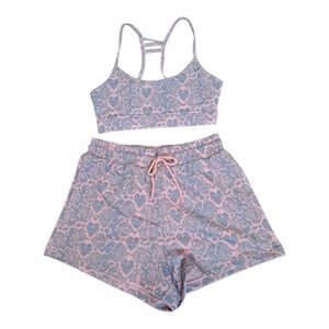 Eleven By Venus Williams Mystic Snake Bra & Shorts SET Size S NWT